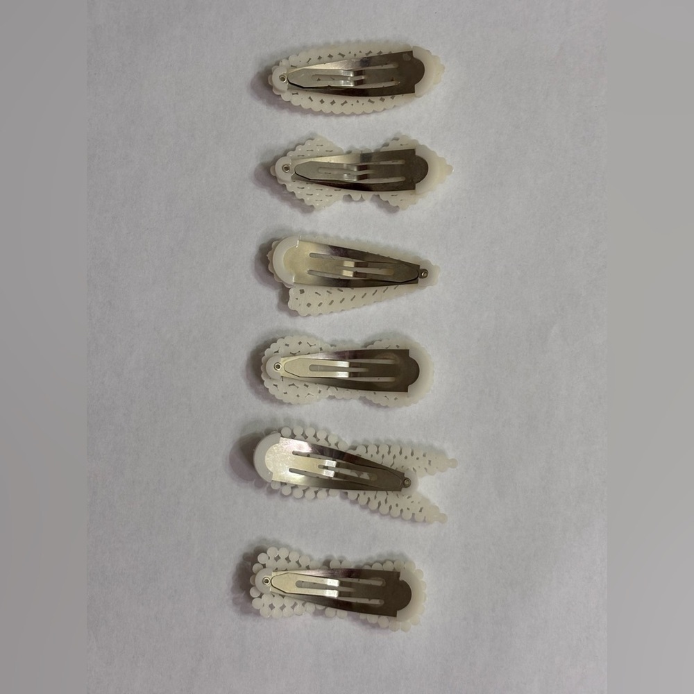 Elegant Pearl Hair Clips Set - Picture 4 of 4